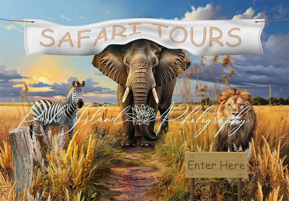 Kate Fall African Safari Backdrop Designed by Laura Bybee