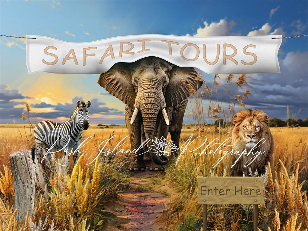 Kate Fall African Safari Backdrop Designed by Laura Bybee