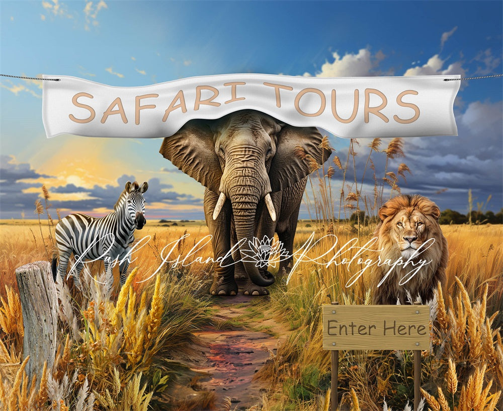 Kate Fall African Safari Backdrop Designed by Laura Bybee