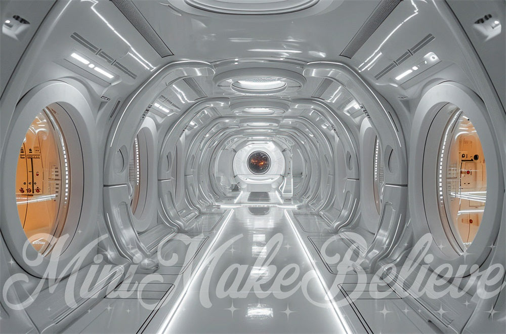 Kate Bright White Space Station Backdrop Designed by Mini MakeBelieve