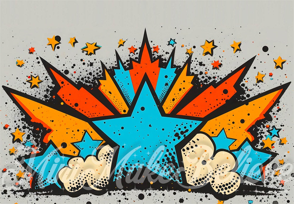 Kate Star Illustration Backdrop Designed by Mini MakeBelieve