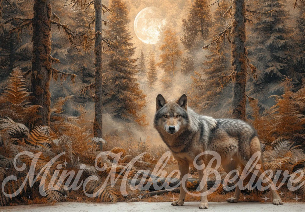 Kate Pet Forest Wild Riding Hood Wolf Backdrop Designed by Mini MakeBelieve