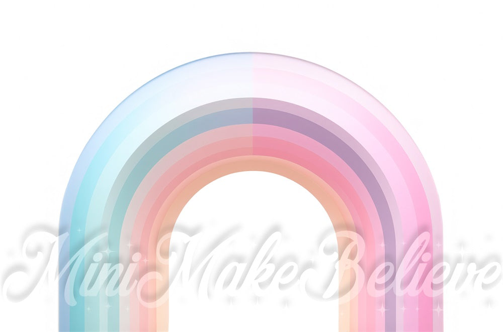 Kate 3D Colorful Rainbow Arch Backdrop Designed by Mini MakeBelieve