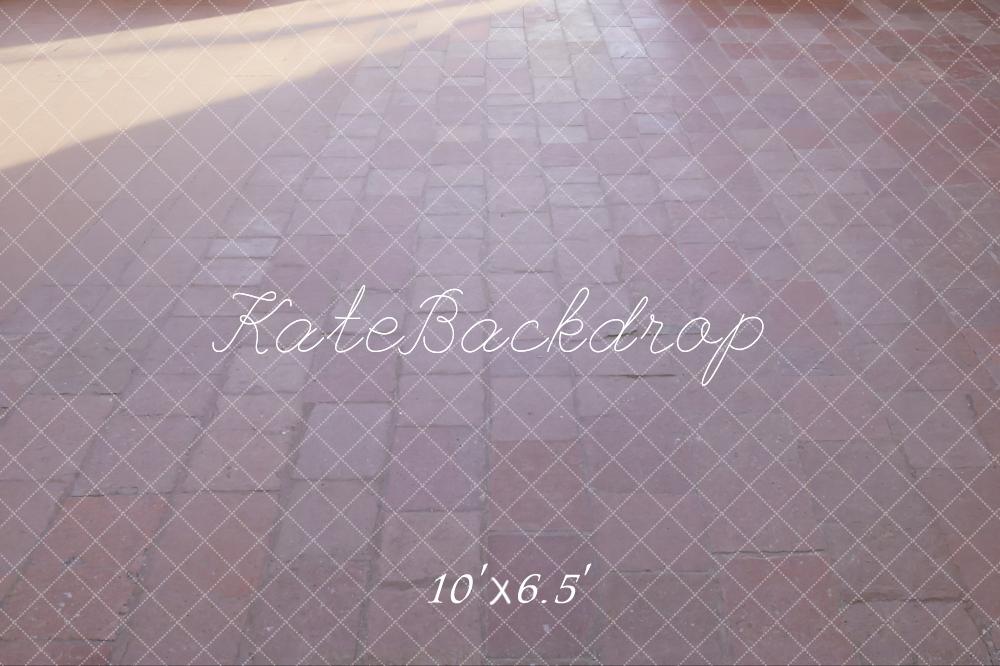 Fondo de suelo de ladrillos de camino gris oscuro diseñado por Kate Imagen