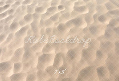 Fondo de Suelo de Playa de Arena Suave Beige Diseñado por Kate Image