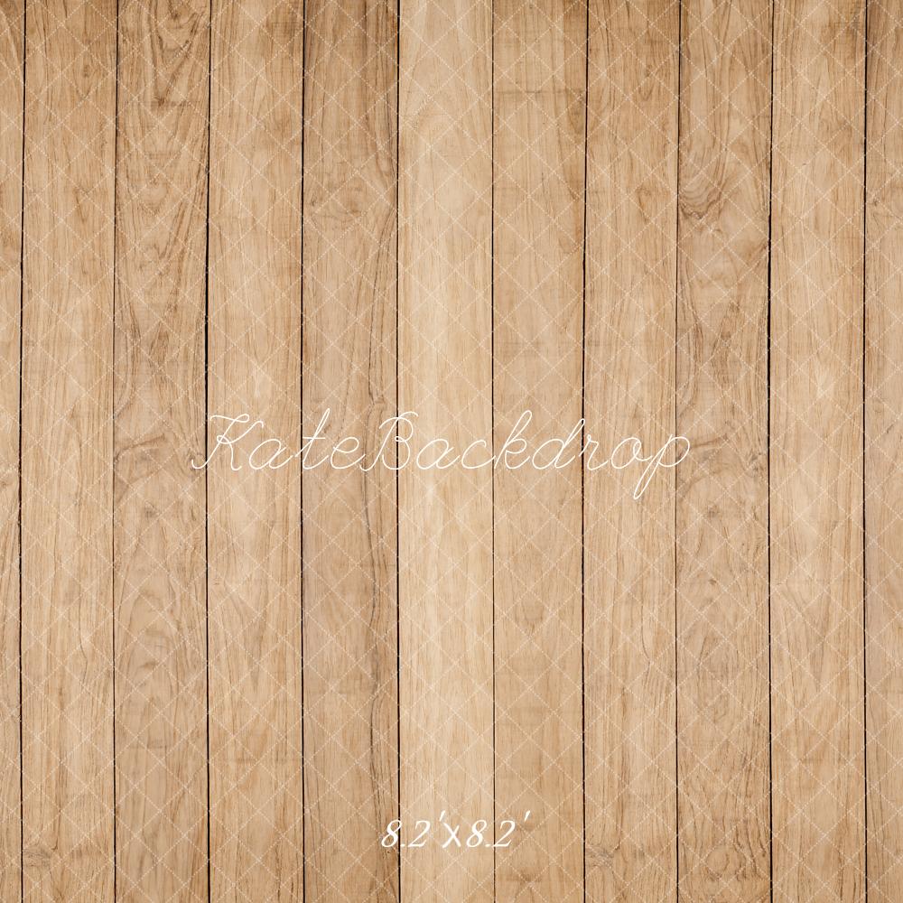 Kate Light Brown Wooden Floor Backdrop Designed by Kate Image