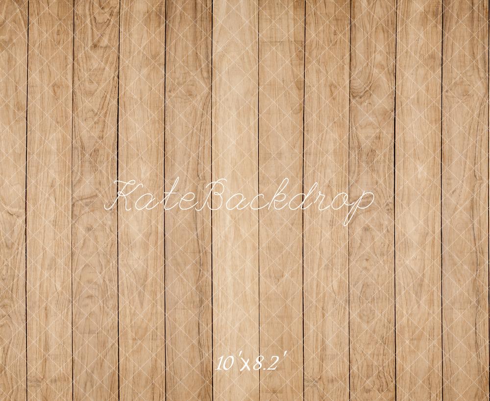 Kate Light Brown Wooden Floor Backdrop Designed by Kate Image