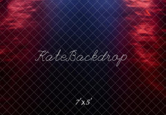 Kate Dark Black and Red Gradient Wrestling Floor Printed Backdrop Designed by Chain Photography