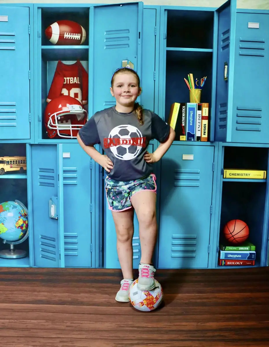 Vuelta a la escuela/temporada de graduación, Fondo de armario azul diseñado por Emetselch