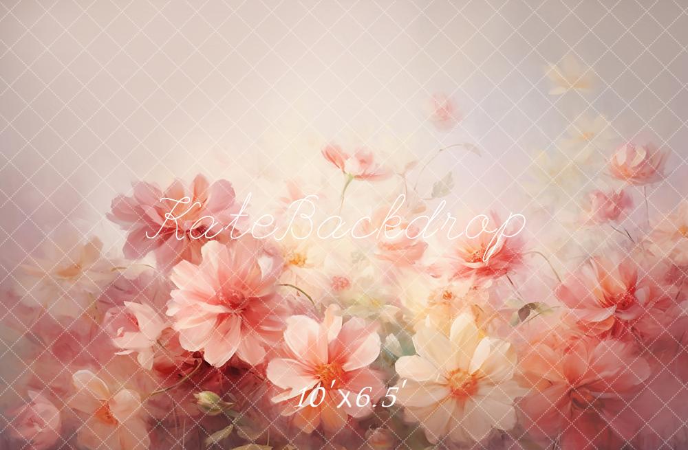 Kate Fine Art Colorful Floral Abstract Texture Backdrop Designed by GQ