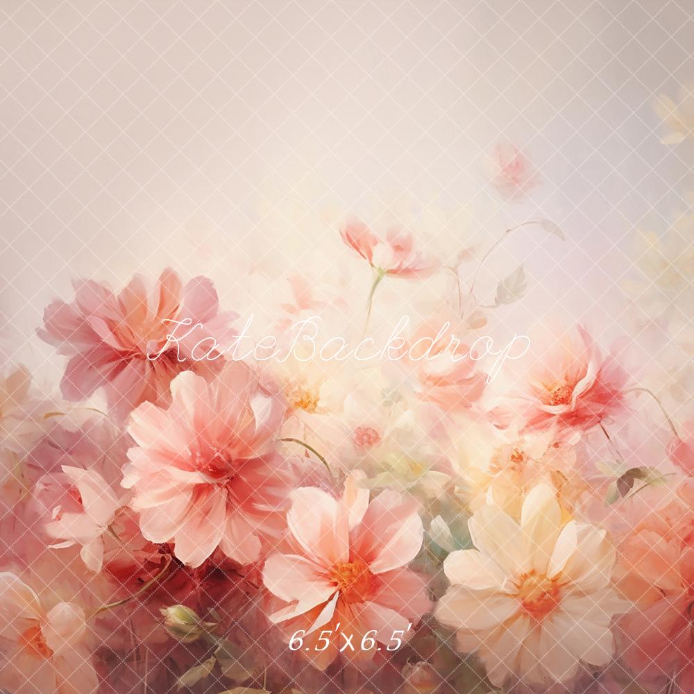 Kate Fine Art Colorful Floral Abstract Texture Backdrop Designed by GQ