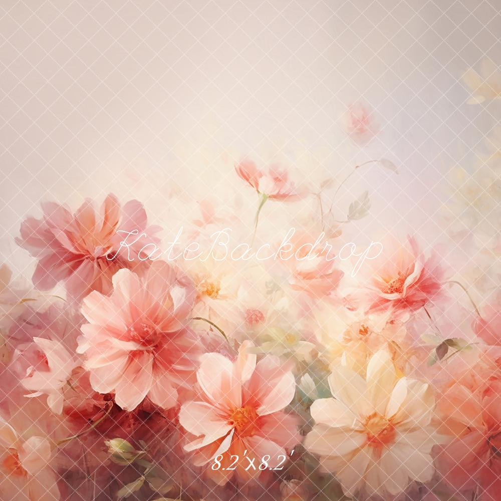 Kate Fine Art Colorful Floral Abstract Texture Backdrop Designed by GQ