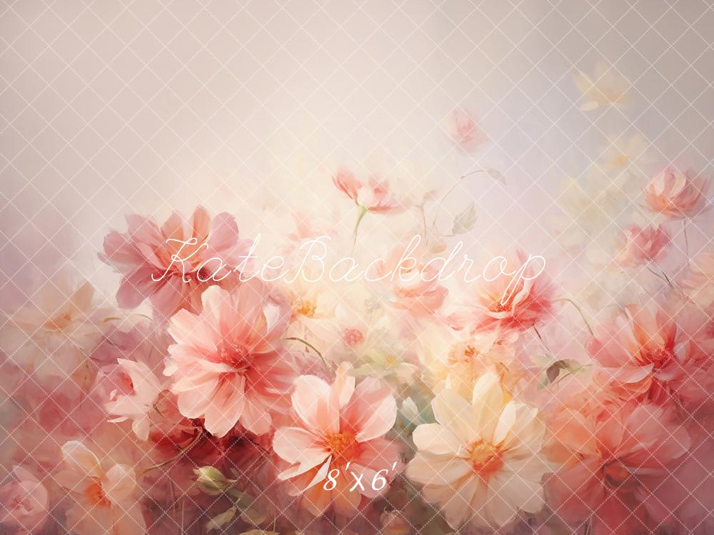 Kate Fine Art Colorful Floral Abstract Texture Backdrop Designed by GQ