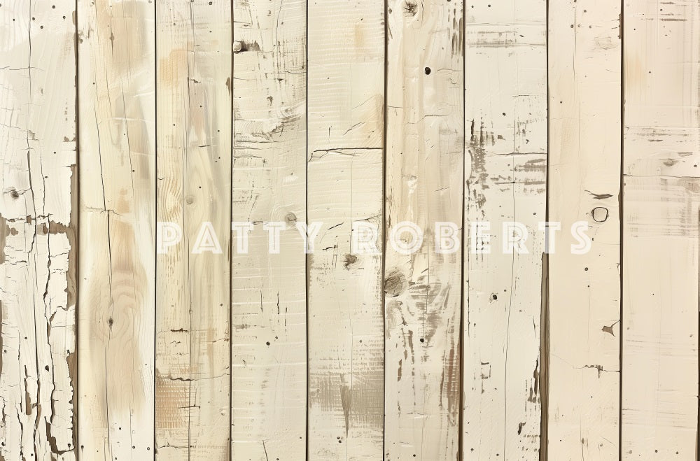 Kate Vintage Cream Wooden Floor Backdrop Designed by Patty Robert