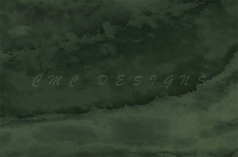 Kate Dark Green Abstract Texture Backdrop Designed by Candice Compton
