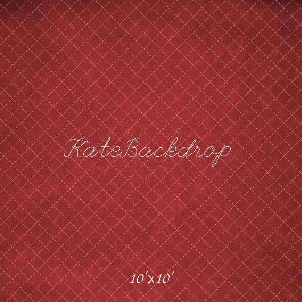 Kate Dark Red Blanket Floor Backdrop Designed by Kate Image