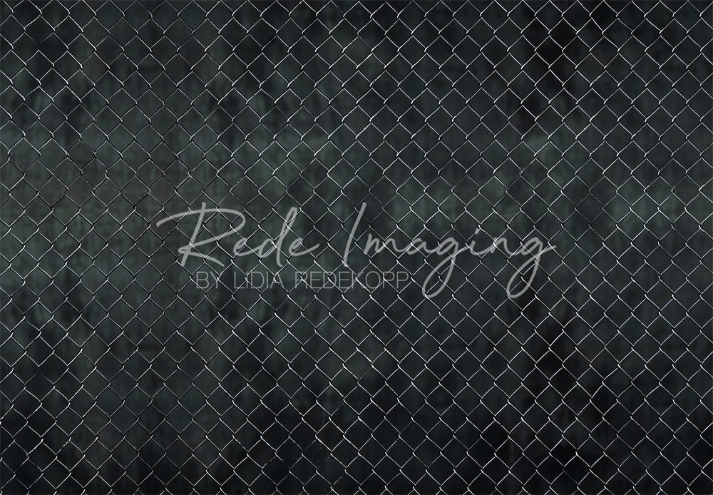 Kate Retro Black Solid Wire Fence Backdrop Designed by Lidia Redekopp