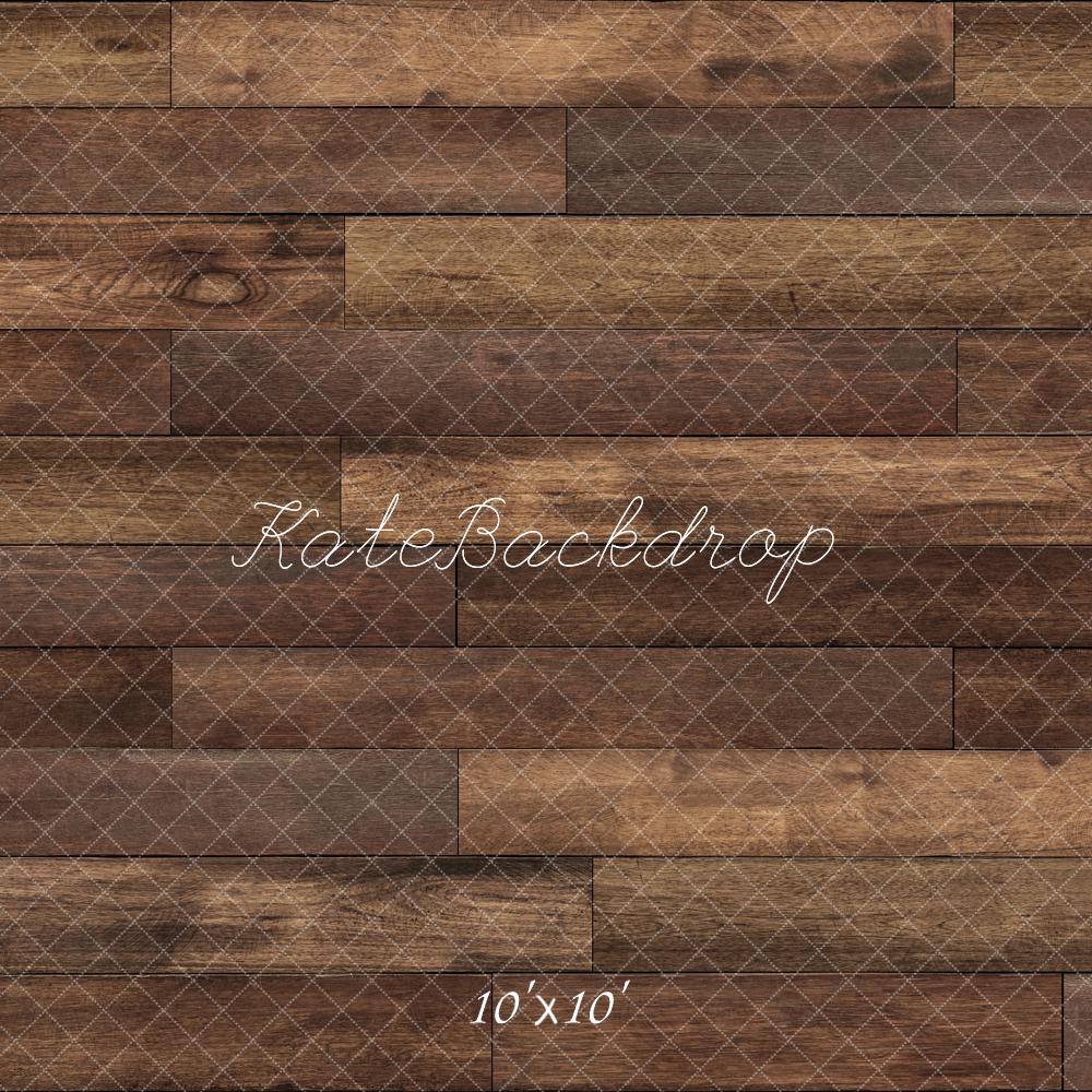 Bruin Gestreepte Houten Vloer Foto Achtergrond Ontworpen door Afbeelding van Kate