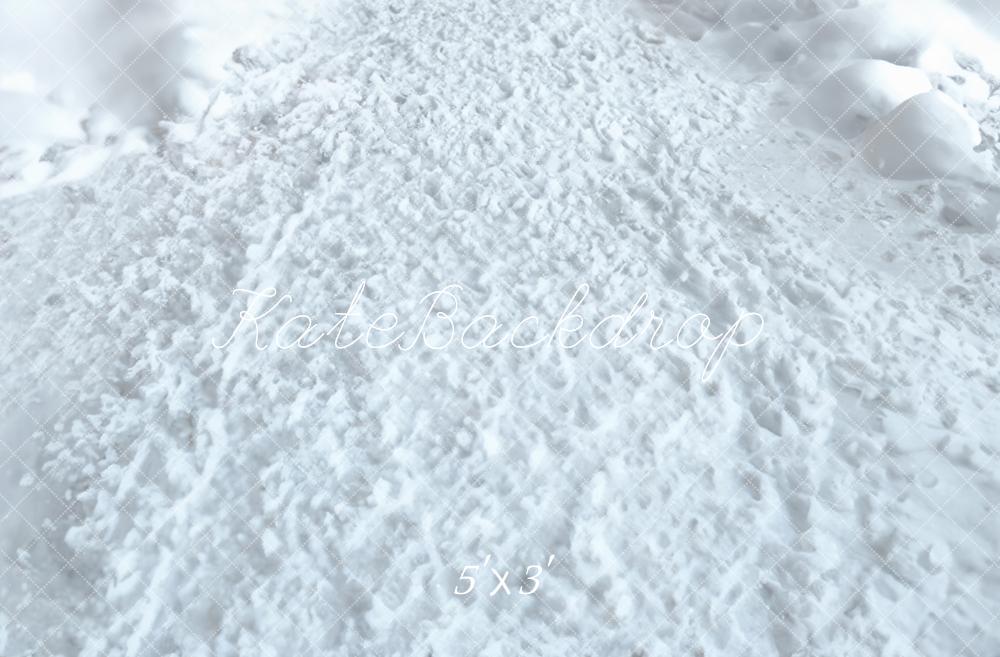 Fondo de Suelo de Nieve Blanca del Invierno, Diseñado por Kate - Imagen