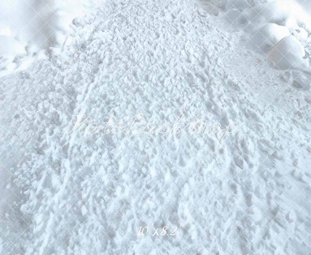Fondo de Suelo de Nieve Blanca del Invierno, Diseñado por Kate - Imagen