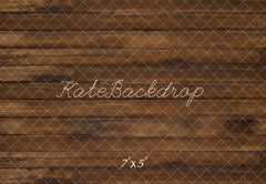 Kate Brown Wooden Floor Printed Backdrop Designed by Kate Image
