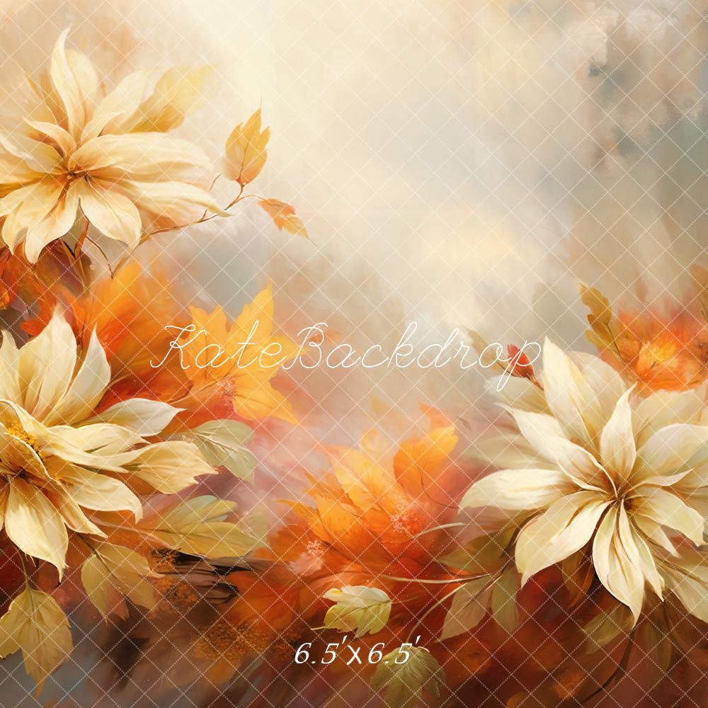 Kate Fine Art White Flower Wall Backdrop Designed by Chain Photography