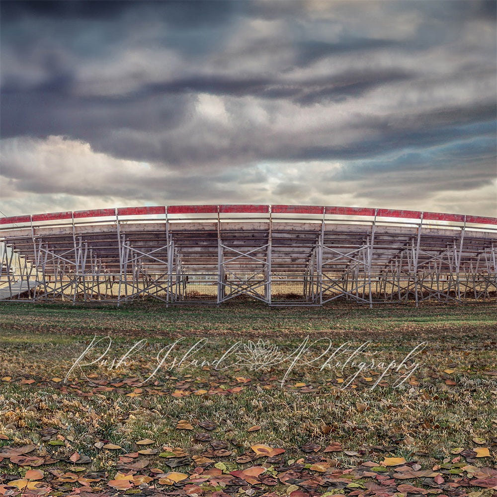 Kate Outdoor Stadium Bleacher Backdrop Designed by Laura Bybee