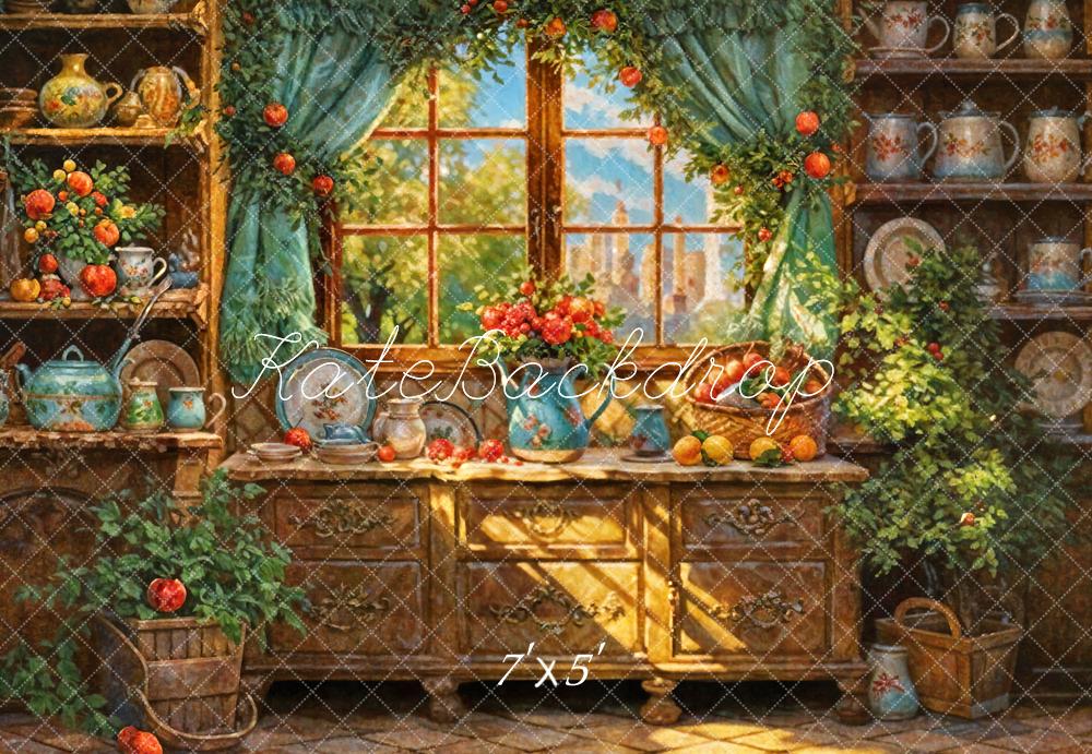 Sogno Natalizio Cartoon Colorato Retro della Cucina progettato da GQ