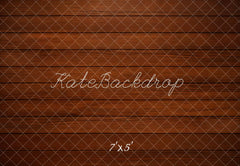 Kate Dark Red Wooden Floor Printed Backdrop Designed by Kate Image