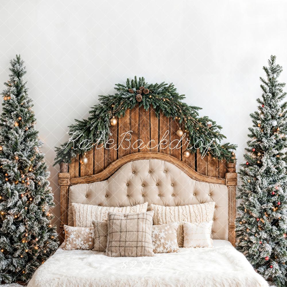 Cabecero de dormitorio navideño acolchado Diseñado por Emetselch