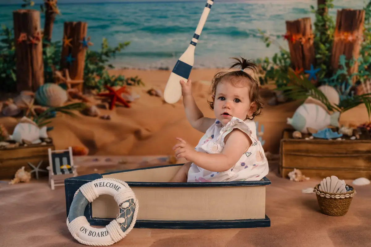 Fondo de Estrella de Mar Tropical Veraniego Diseñado por Emetselch