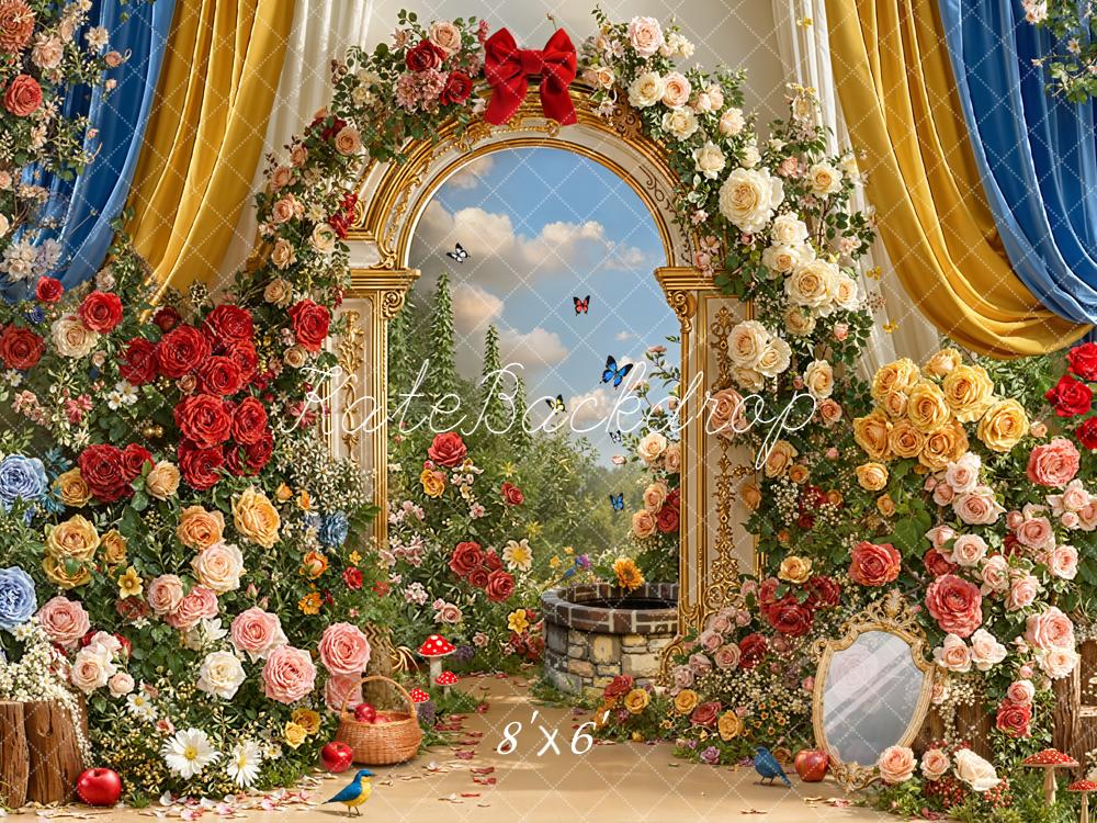 KBPA 2025 Kate Princess Flower Arch Garden Curtain Backdrop Designed by Emetselch
