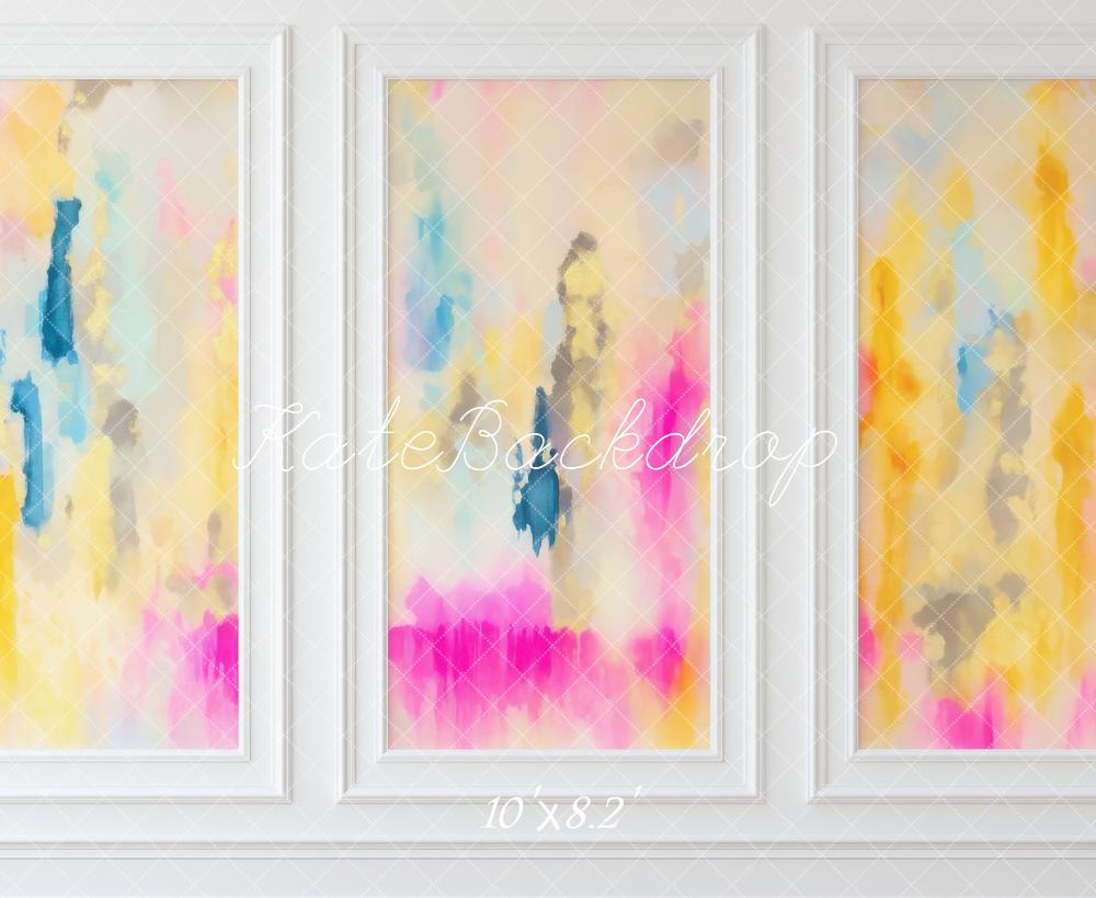 Kate Fine Art Abstract Pastel Gradient Wall Backdrop Designed by Mini MakeBelieve
