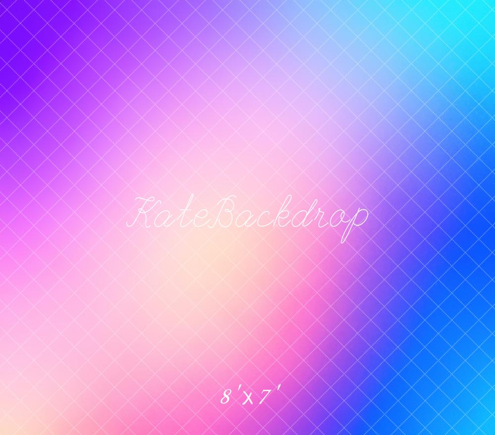 Kate Blue Purple Gradient Vinyl Backdrop