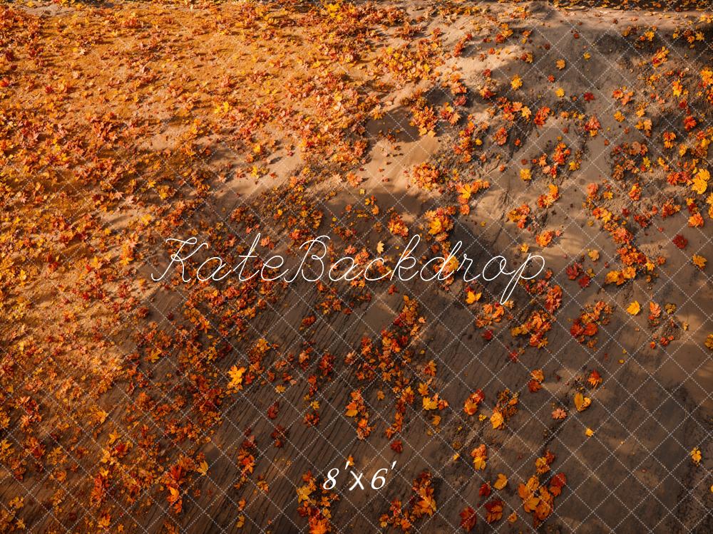 Kate Fall Leaves Ground Floor Backdrop Designed by Emetselch