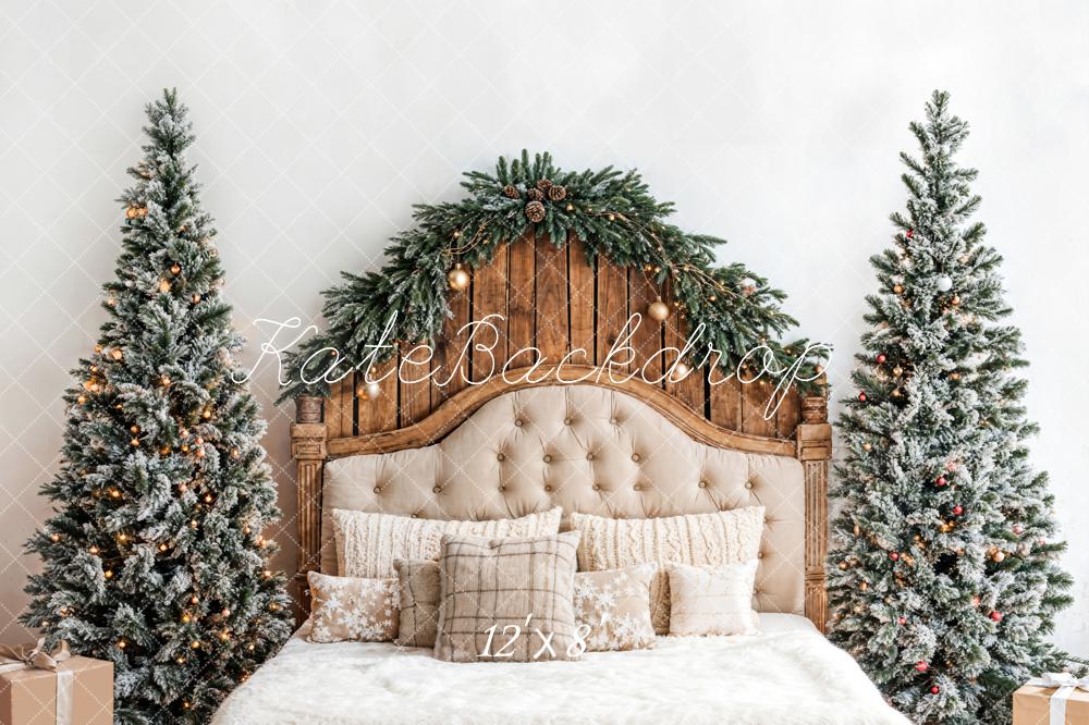 Cabecero de dormitorio navideño acolchado Diseñado por Emetselch