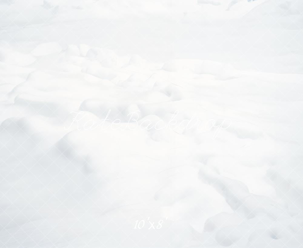Fondo de Piso Blanco Nevado de Invierno Diseñado por Emetselch