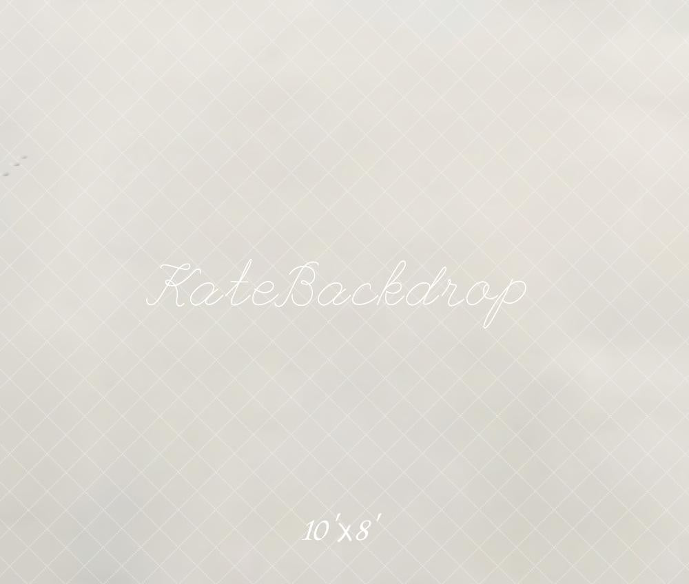 Winter Polar Train Snowy Tracks Floor Backdrop Designed by Emetselch