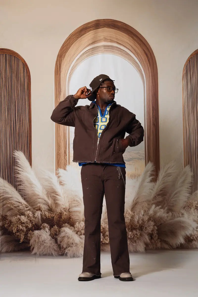 Kate Boho Arch Window Pampas Grass Backdrop Designed by Mini MakeBelieve