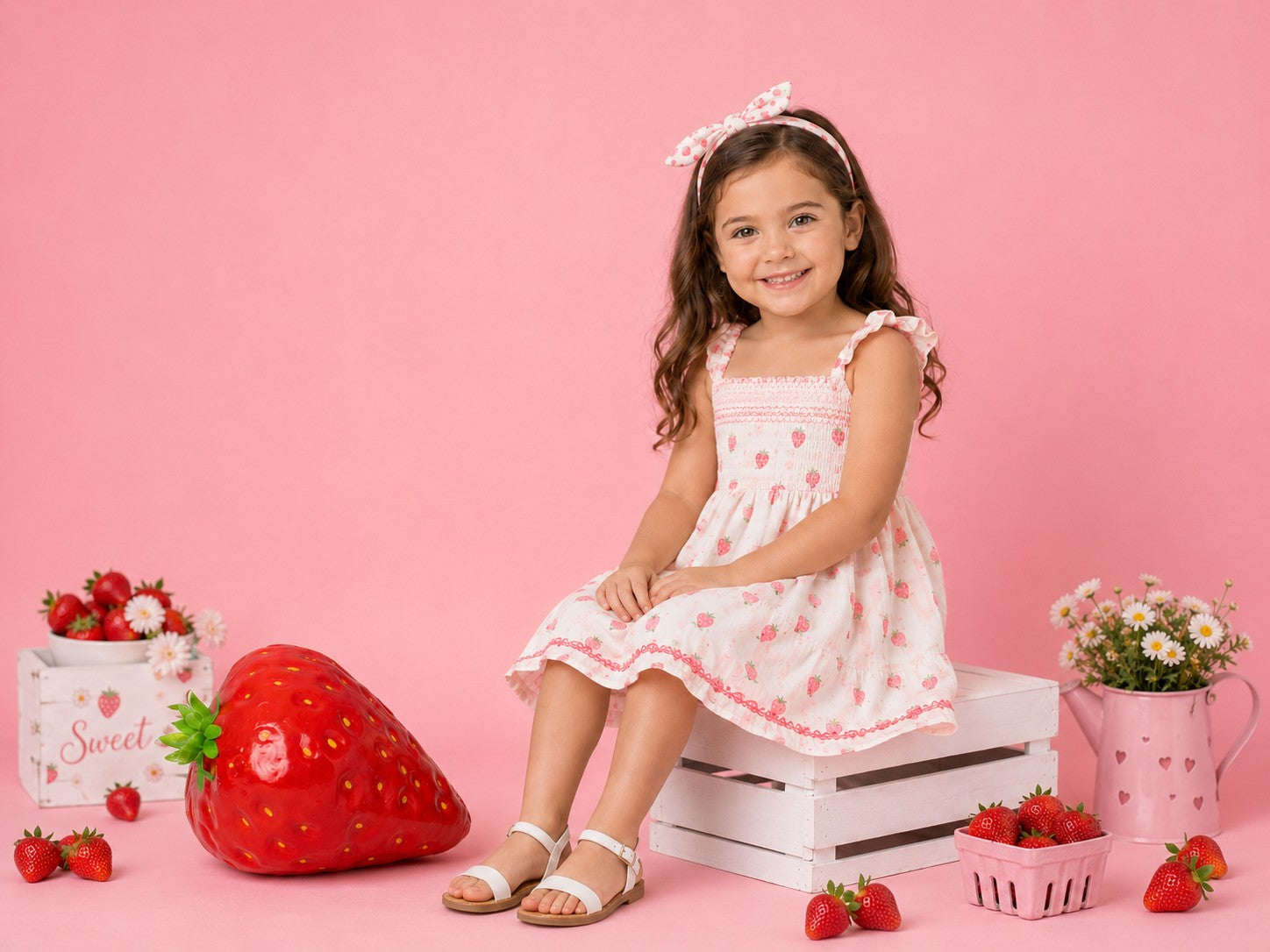 Kate Summer Large Artificial strawberry (8.66"L × 9.84"W) for Photography
