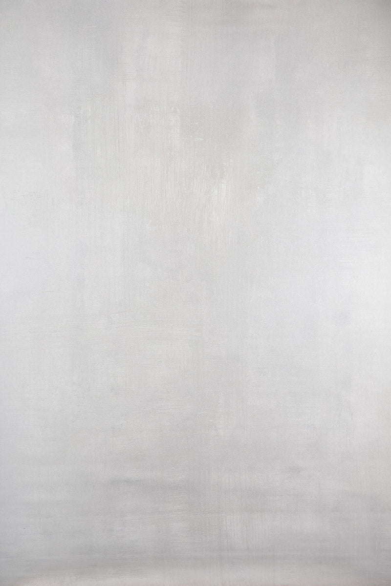 Clotstudio Abstract White with Little Gray Textured Hand Painted Canvas Backdrop #clot 60