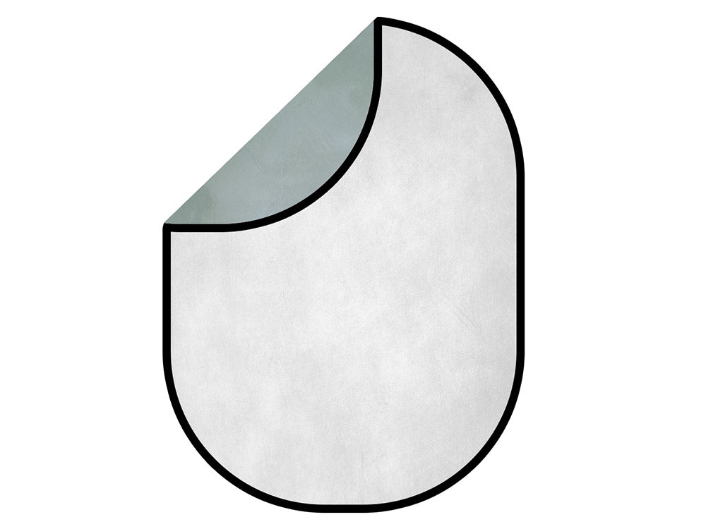 Kate Abstract White/Gray Mix Green Collapsible Backdrop Photography 5X6.5ft(1.5x2m)