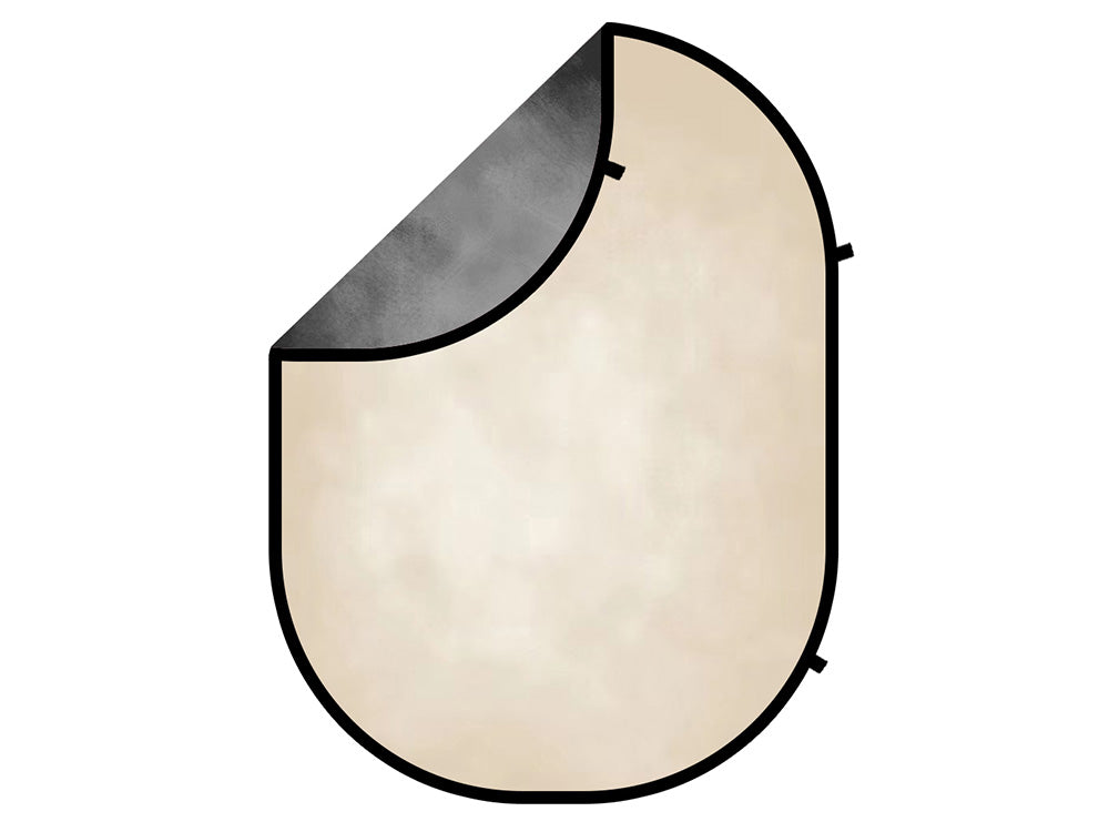 Kate Abstract Beige/Gray Collapsible Backdrop Photography 5X6.5ft(1.5x2m)