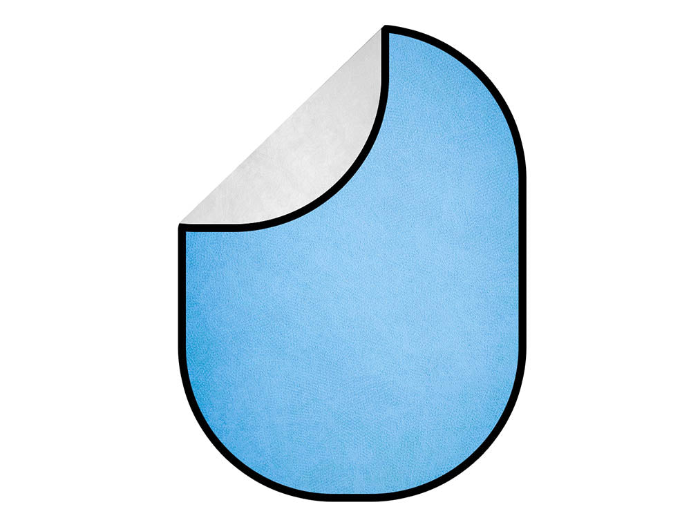 Fondo Abstracto Plegable para Fotografía en Verde/Azul Claro/Gris de 5x6.5 pies (1.5x2m)