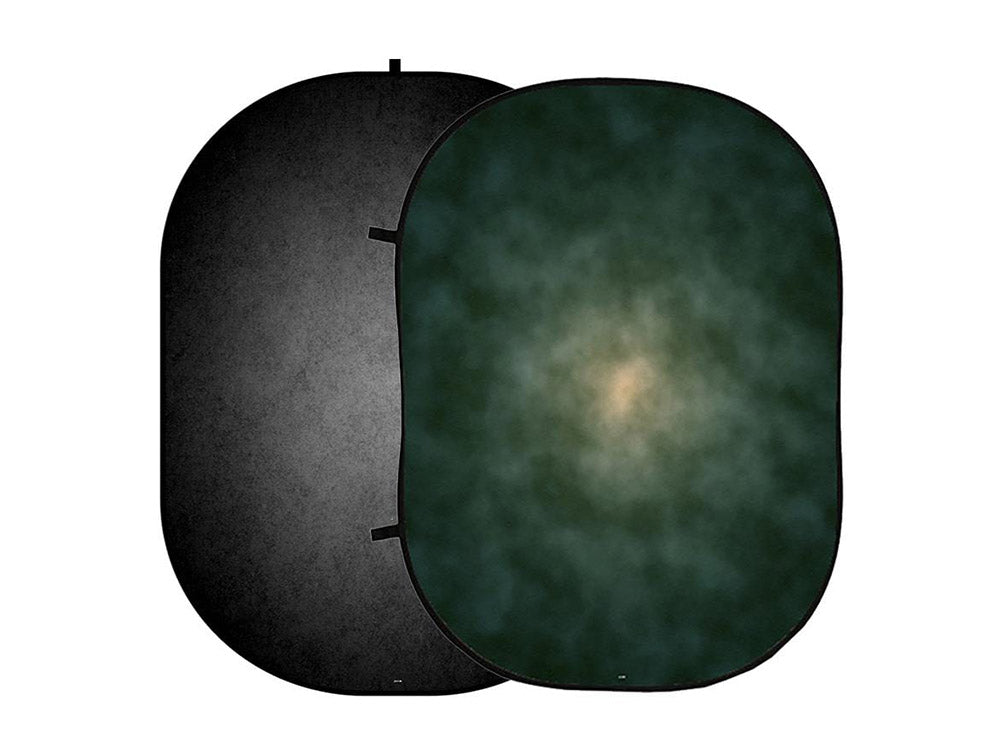Kate Abstract Dark Green/Black Collapsible Backdrop Photography 5X6.5ft(1.5x2m) - Kate Backdrop