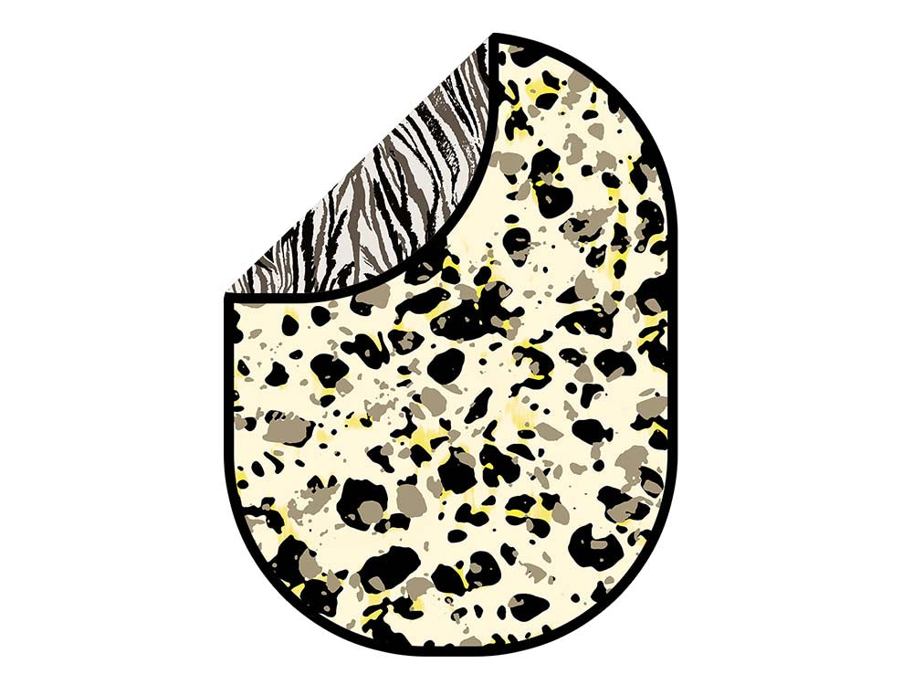 Sfondo Pieghevole per Fotografia con Spots/Stripes Astratti 5X6.5ft(1.5x2m)