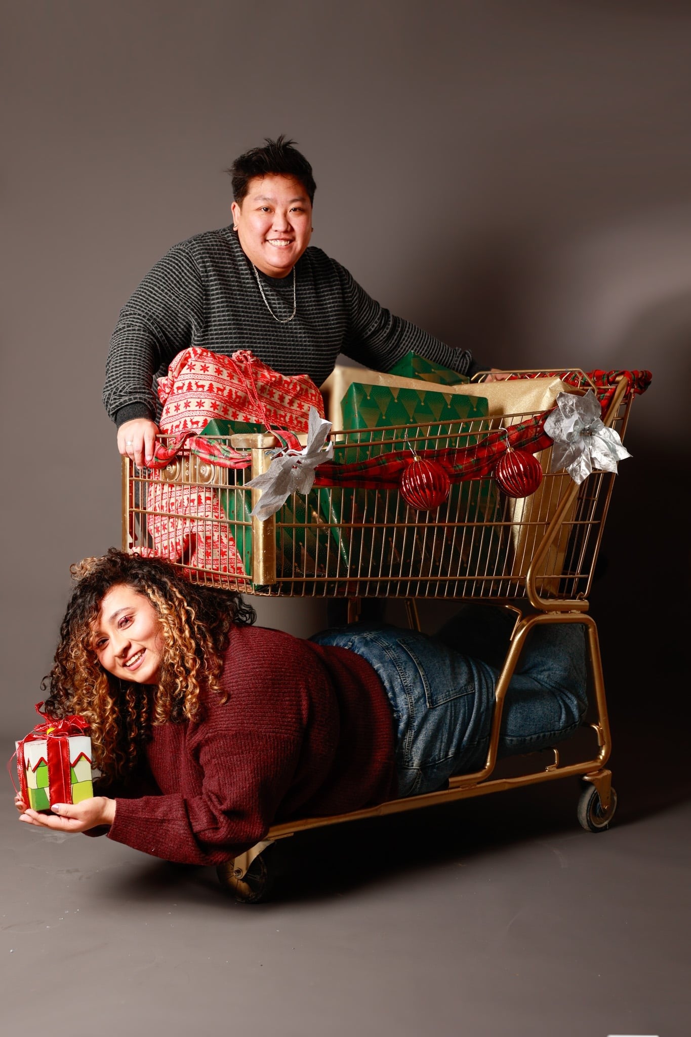 Fondo de papel sin costuras gris para fotografía
