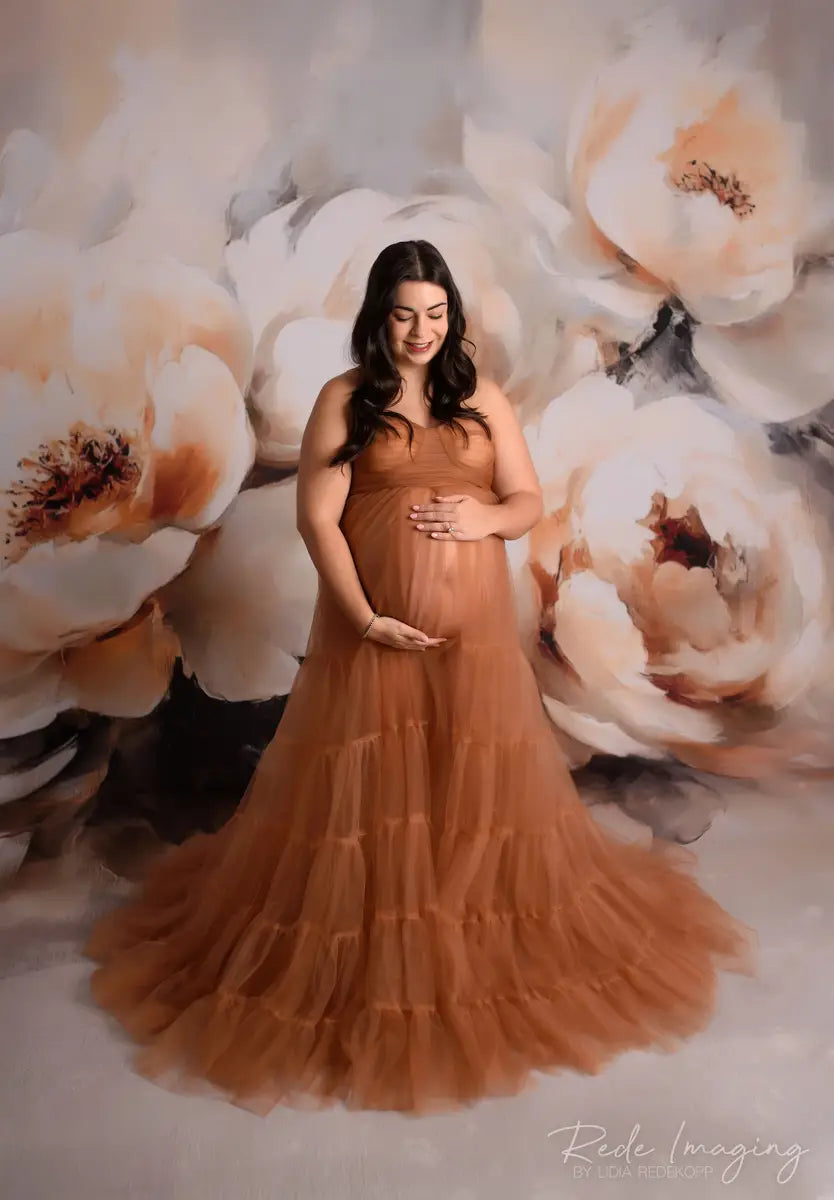 Kate Sexy Tulle Custom Maternity Photoshoot Gowns
