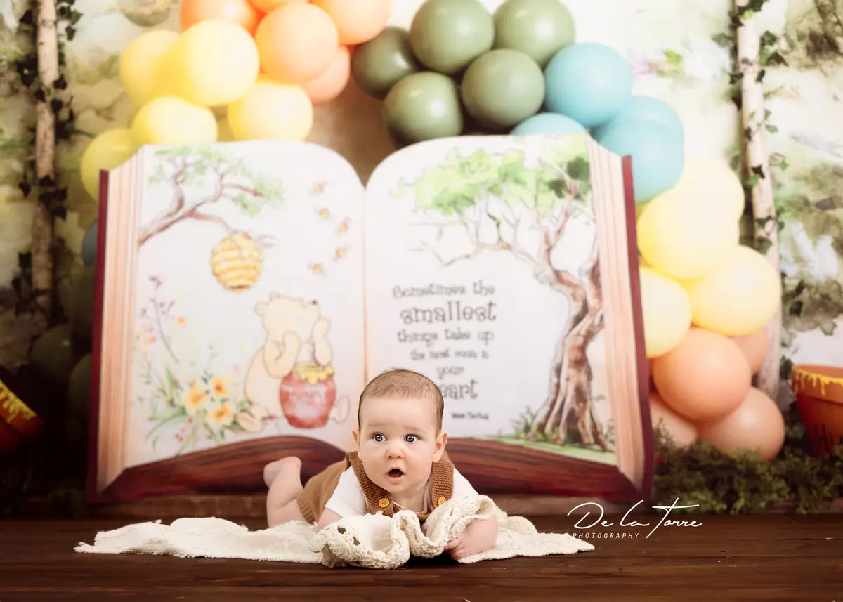 Libro di storie Hunny Balloon Sfondo Designed by Megan Leigh Photography