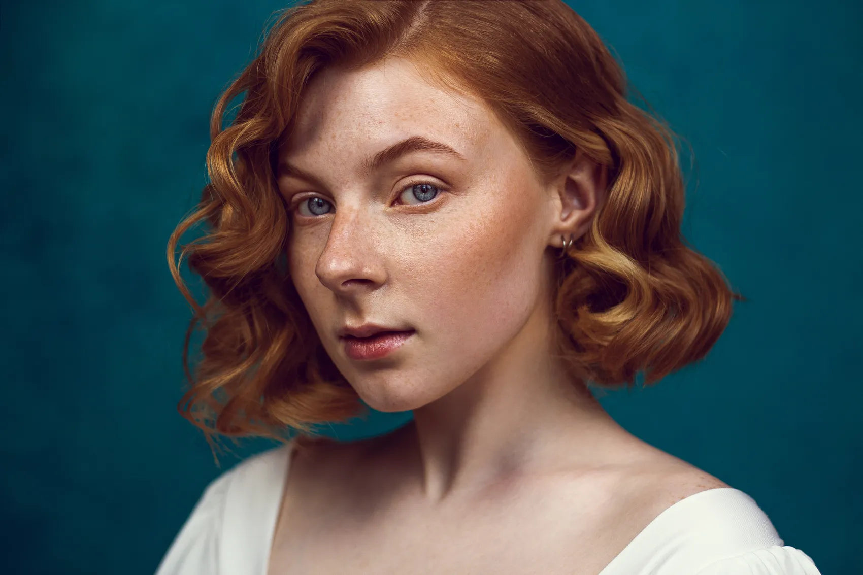 Kate Gray Abstract Texture/ Blue Green Abstract Texture Collapsible Backdrop Photography 5X6.5ft(1.5x2m) - Kate Backdrop